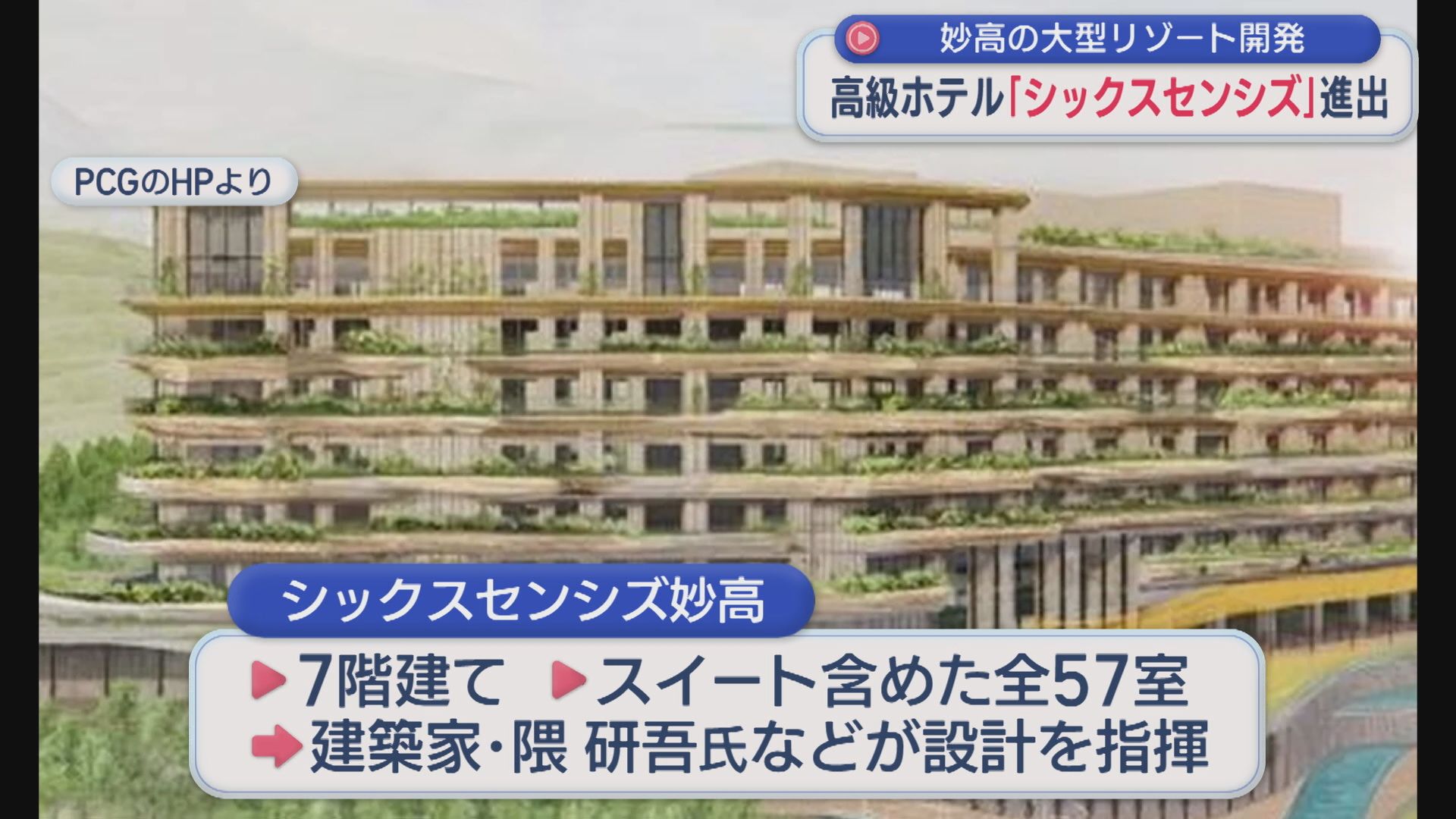 妙高に国際的な高級ホテル「シックスセンシズ」進出 大型リゾート開発の第1弾【新潟】